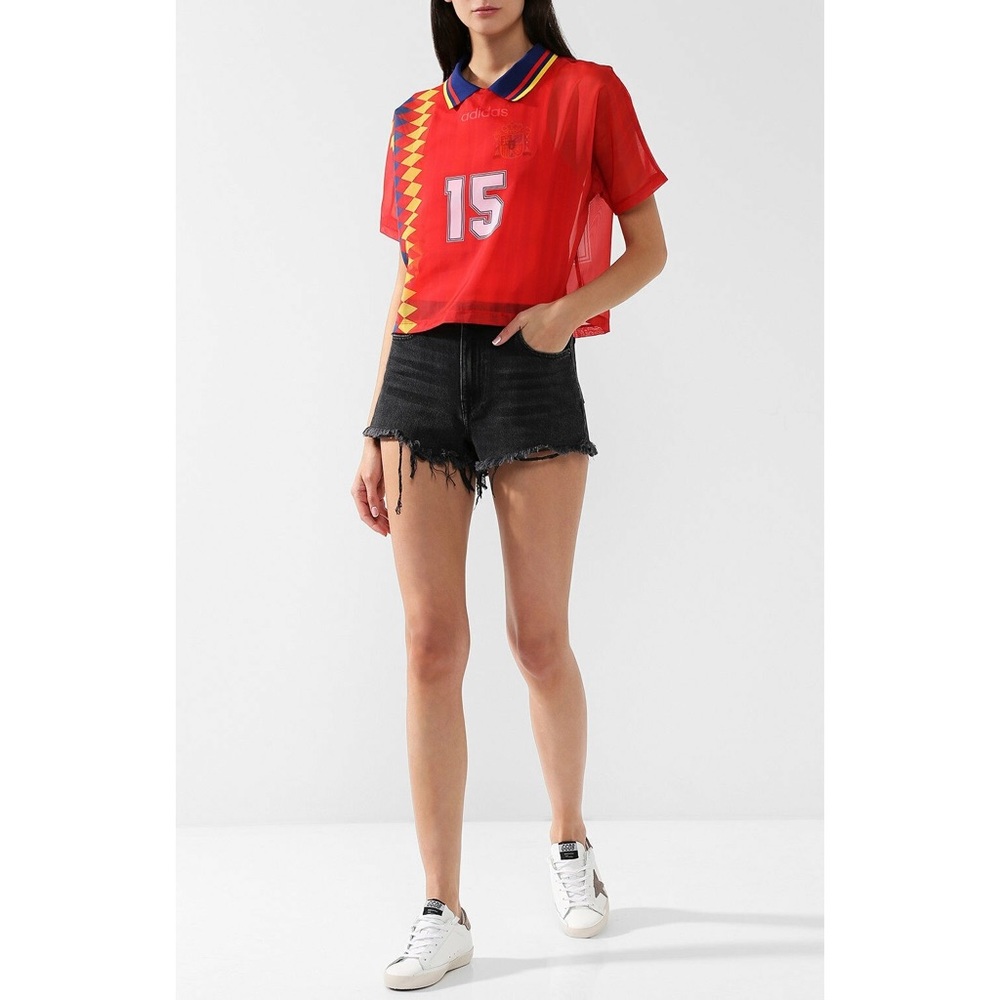 NWT Adidas Originals World Cup Women's Spain Layer Tee CY0681 - Picture 2 of 6